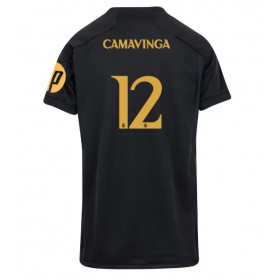 Real Madrid Eduardo Camavinga #12 Tredje Kläder Dam 2023-24 Kortärmad